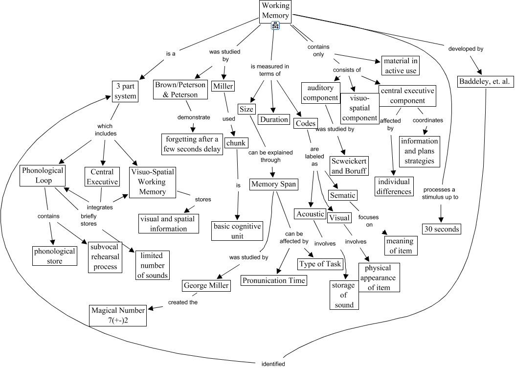 working-memory-and-conscious-awareness-outline-diagram-vector